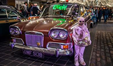 Greenwich Market’s celebration of vintage cars, bikes and rock’n’roll, is on again for Halloween!
