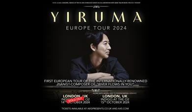 Welcoming South Korean composer and pianist Yiruma as part of his first ever European Tour, for two nights at London's indigo at The O2