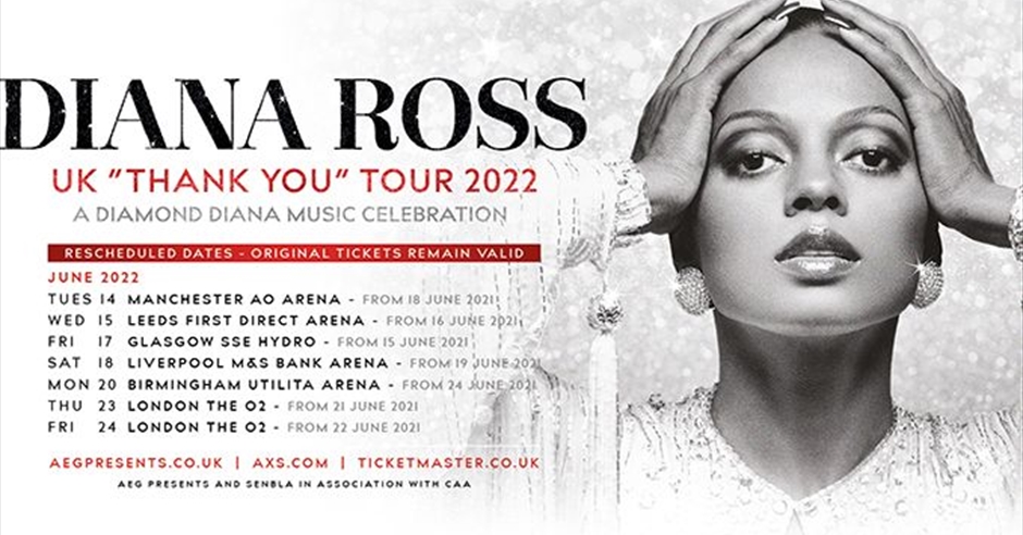 diana ross thank you tour 2022 setlist