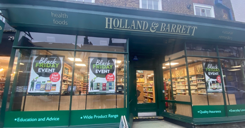 Holland Barrett Woolwich Shop Health in Woolwich Greenwich