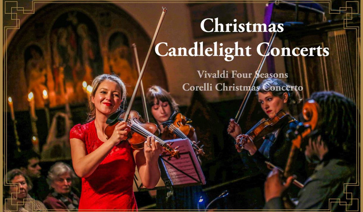 Come and be swept away by a breathtaking candlelit performance of Vivaldi's legendary Four Seasons with world class soloist Harriet Mackenzie