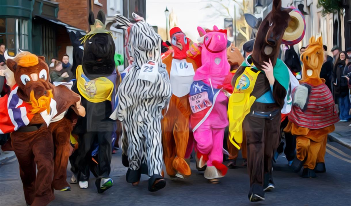 11th London Pantomime Horse Race 2024