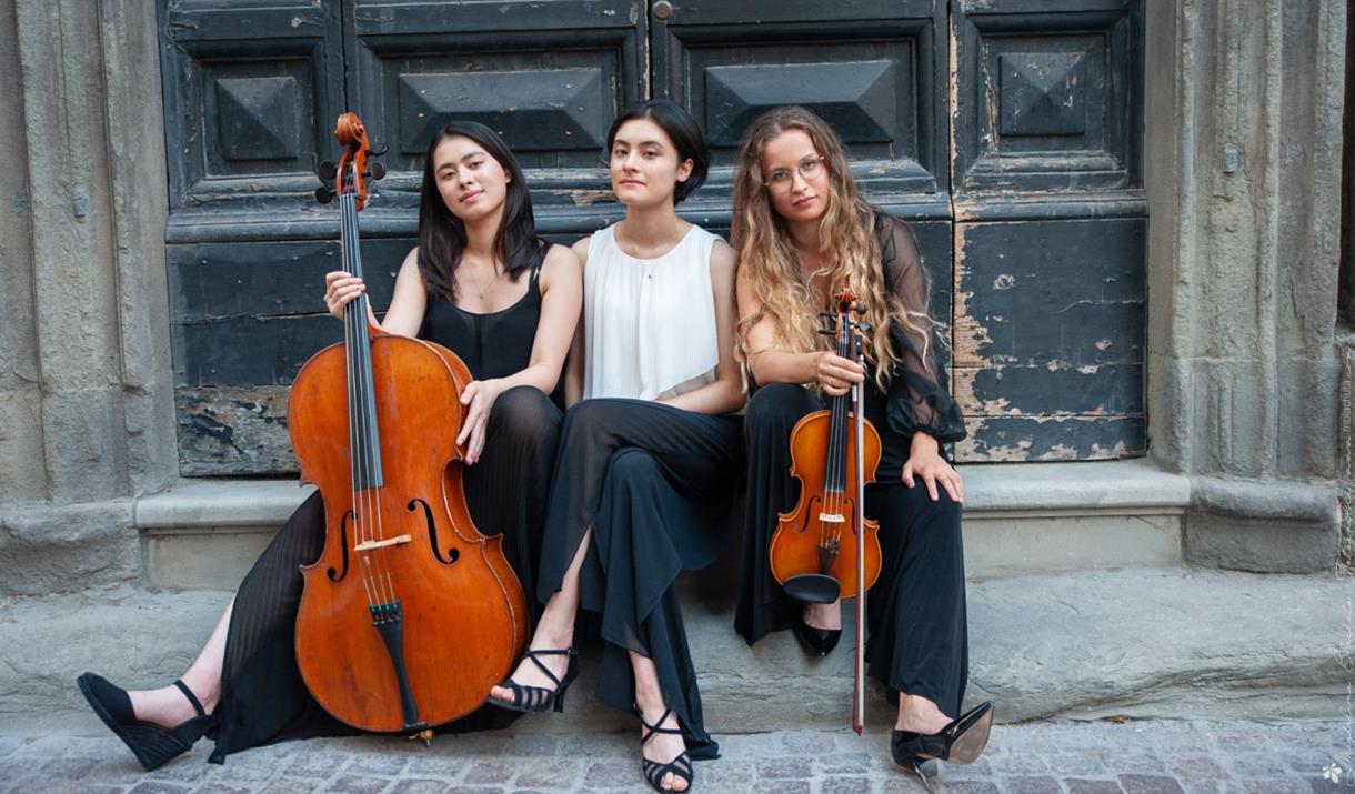 Astatine Trio performing live at Blackheath Halls