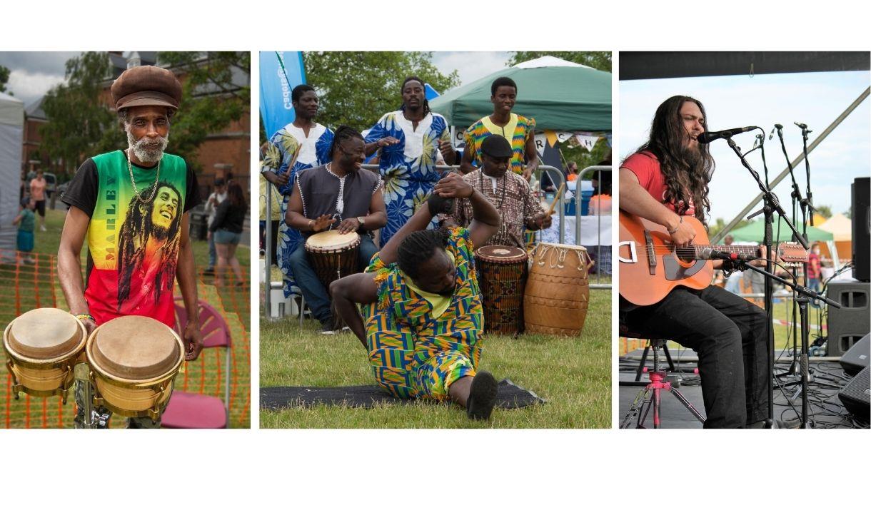 A packed day of music, arts and activities that celebrate the history of the area and its diverse community