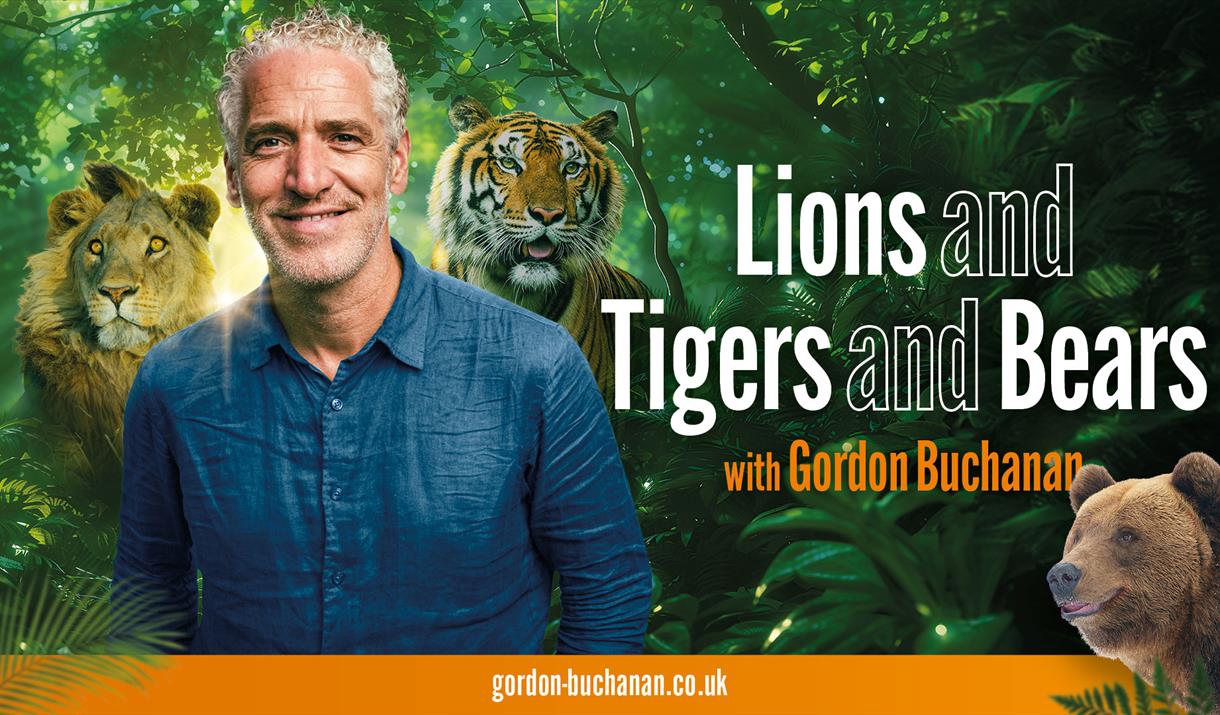 Award-winning wildlife photographer and filmmaker Gordon Buchanan will hit the road in 2025 with his biggest ever live tour – Lions and Tigers and Bea