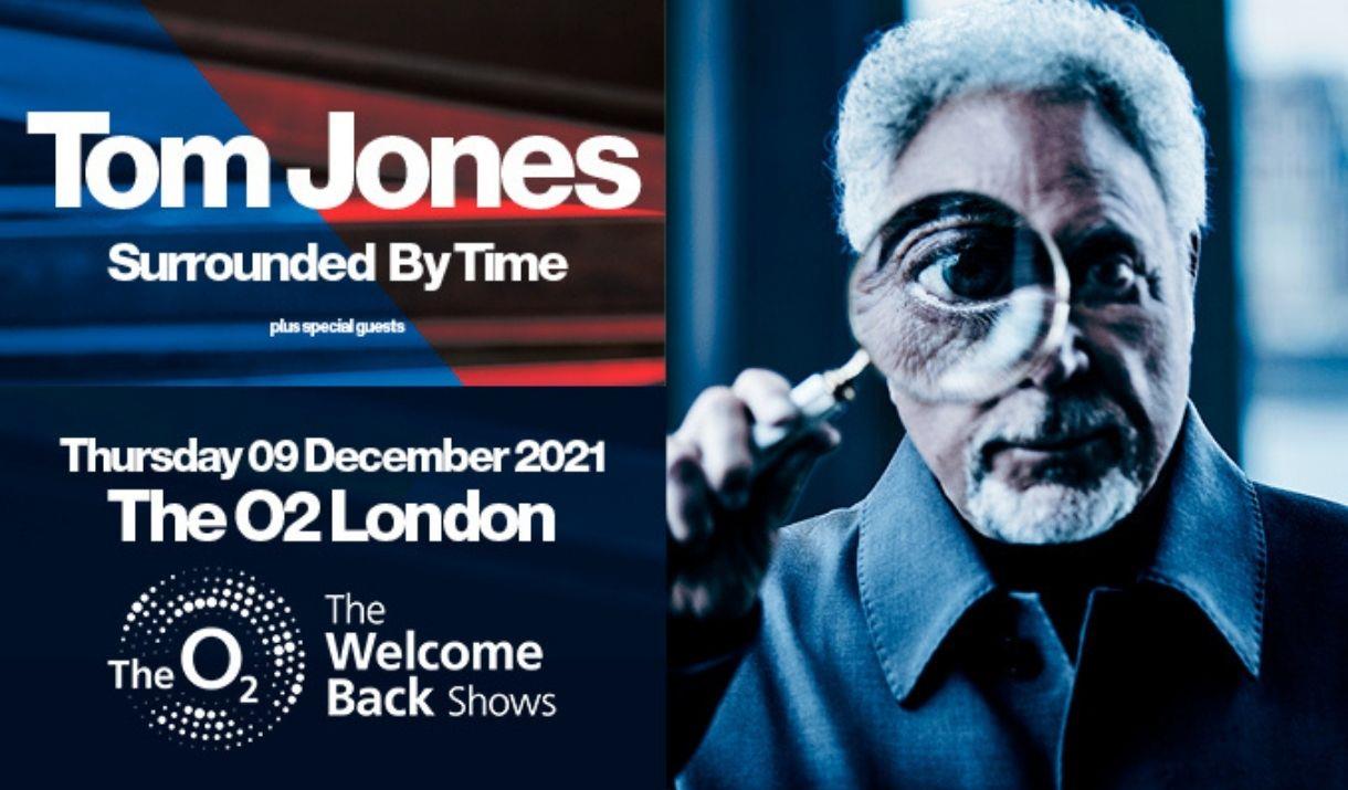 International icon Tom Jones is the latest artist to join The O2’s Welcome Back Show series.