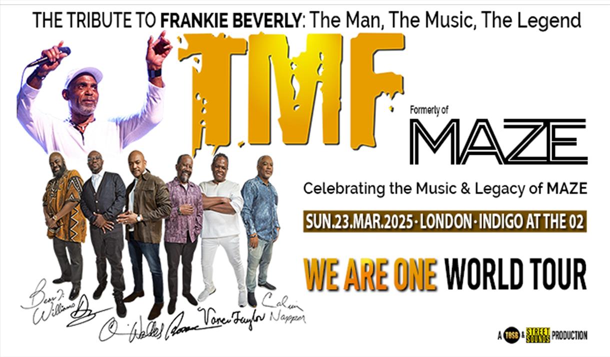 The ‘We Are One’ World Tour, celebrating the music and legacy of MAZE