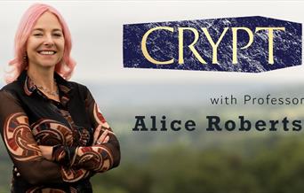 After a sell-out run in Spring 2022, Professor Alice Roberts is returning in Spring 2024 to launch her new book, Crypt