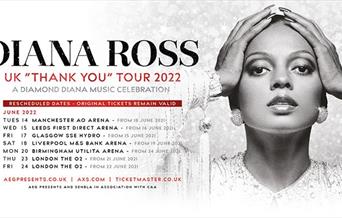 Diana Ross UK 'Thank You' Tour 2022