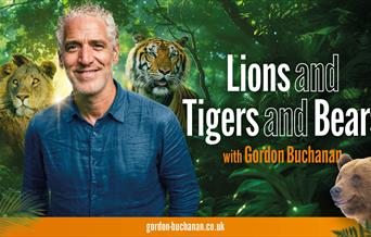 Award-winning wildlife photographer and filmmaker Gordon Buchanan will hit the road in 2025 with his biggest ever live tour – Lions and Tigers and Bea