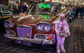 Greenwich Market’s celebration of vintage cars, bikes and rock’n’roll, is on again for Halloween!