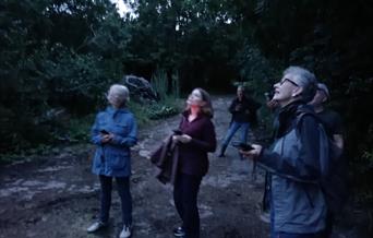 Bat walk around Woodlands Farm.