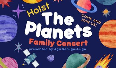 An unforgettable concert experience with Holst’s The Planets, where classical music comes to life in a way that children will adore!