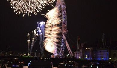 London's New Year's Eve dinner cruise on the River Thames!